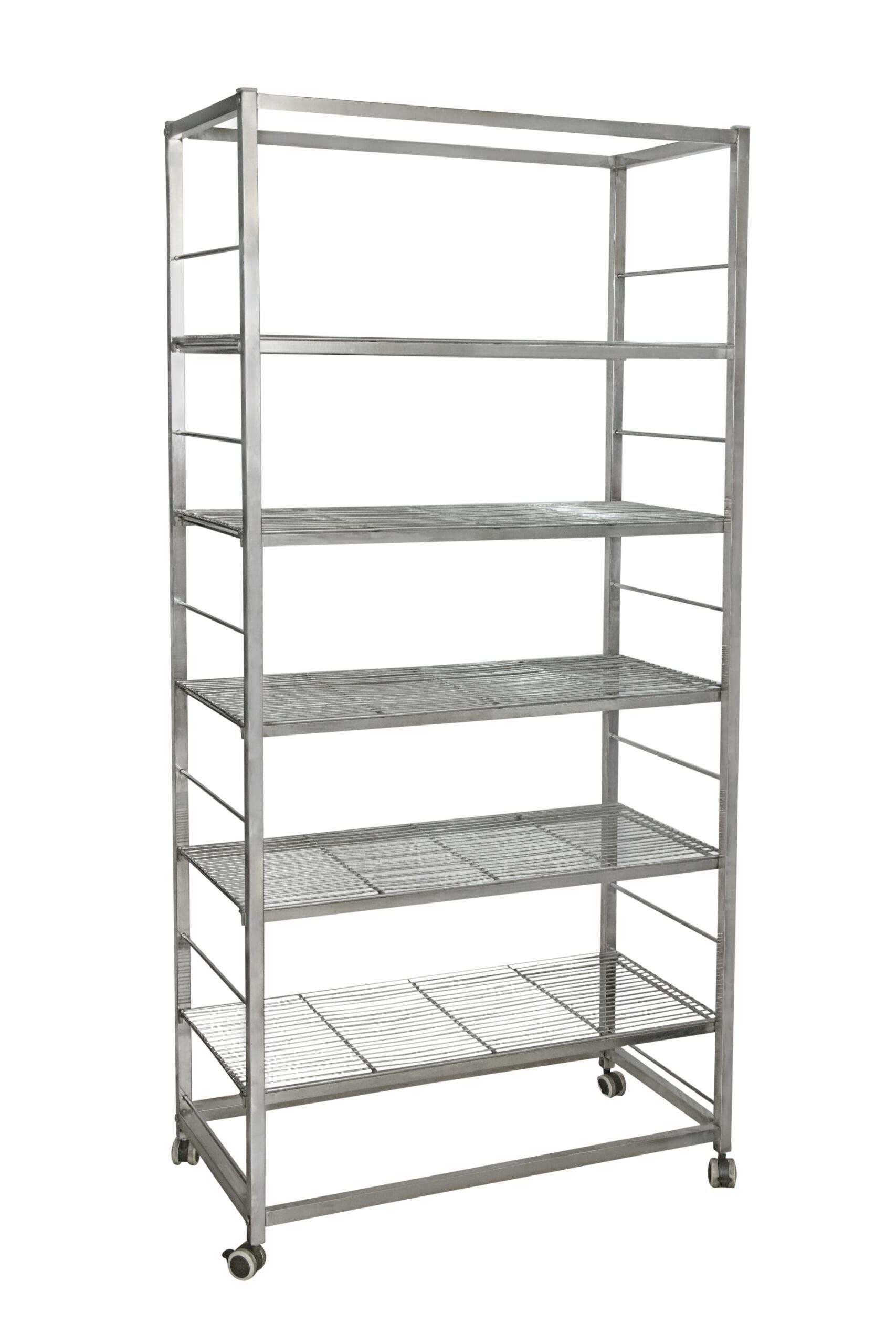Stainless Steel Wire Shelving Orange Spectrum